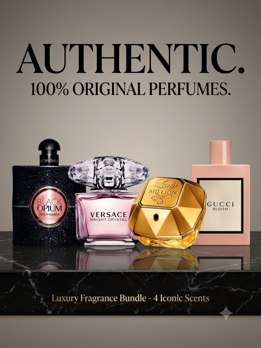 Bundle of 4 Iconic Female Fragrances