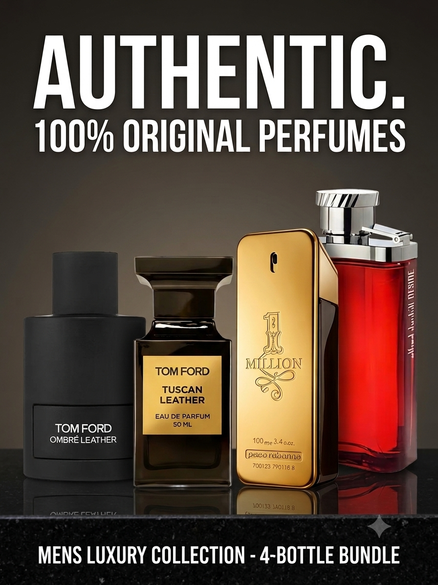 Mens Luxury Bundle Of 4 | Authentic Perfumes